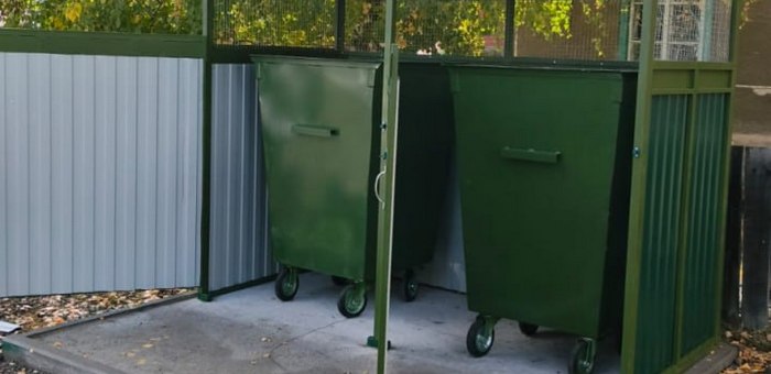 Новые контейнерные площадки устанавливают в районах