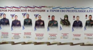 Портреты Героев украсили стены школы №7