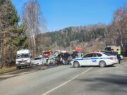 Крупная авария произошла около Рыбалки