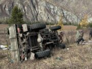 ГАЗ-66 опрокинулся в Усть-Коксинском районе: погиб водитель, пострадали трое пассажиров ГАЗ-66 опрокинулся в Усть-Коксинском районе: погиб водитель, пострадали трое пассажиров
