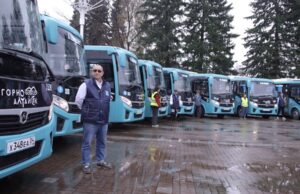 В Горно-Алтайск прибыли 28 новых автобусов для городских маршрутов