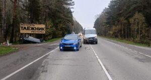 В ДТП с микроавтобусом на Чуйском тракте пострадал пожилой пассажир