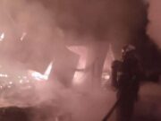 Крупный пожар произошел в Дмитриевке Крупный пожар произошел в Дмитриевке