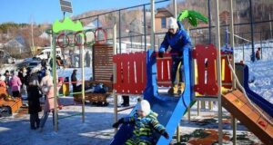 Новую спортивно-игровую площадку открыли в Горно-Алтайске