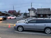 Иномарка сбила девушку-пешехода в Майме Иномарка сбила девушку-пешехода в Майме