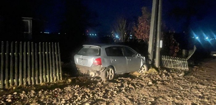Пьяный сельчанин попал в ДТП, пытаясь скрыться от полицейских