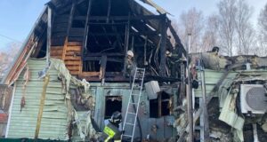 Крупный пожар произошел в Майме