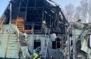 Крупный пожар произошел в Майме