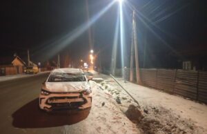 Пьяный водитель пытался удрать от полиции и устроил аварию