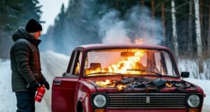 За год на Алтае сгорело более 15 автомобилей