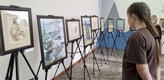 Передвижную выставку картин Чорос-Гуркина посетили более 5 тысяч человек