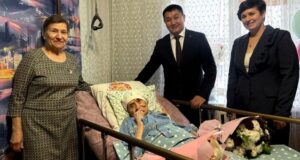 Ветерана войны Александру Алексееву поздравили со 101-летием