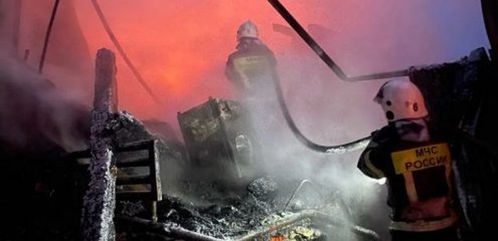 Крупный пожар произошел в селе Тулой: горел двухэтажный дом