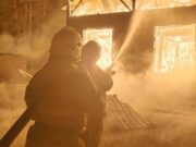 В Камлаке сгорело кафе «Лампа»
