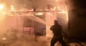 Крупный пожар произошел в Черге: горел жилой дом