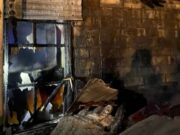 Пожар в Майме: горел двухквартирный дом