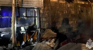 Пожар в Майме: горел двухквартирный дом