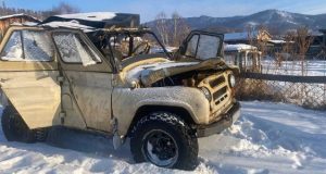 УАЗ слетел с дороги в Шебалинском районе, пострадали женщина и ребенок