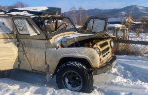 УАЗ слетел с дороги в Шебалинском районе, пострадали женщина и ребенок
