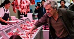 Обычный рабочий день на мясном рынке едва не превратился в кровавый триллер Обычный рабочий день на мясном рынке едва не превратился в кровавый триллер