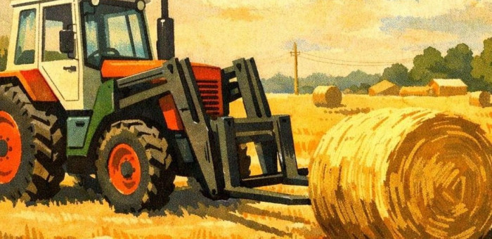 Оброненный погрузчиком тюк сена убил человека в Чойском районе