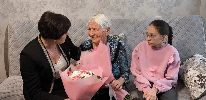 Ветерану войны Галине Степановне Чудаевой исполнилось 102 года