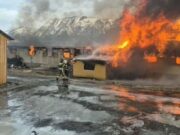 Крупный пожар произошел в Чемальском районе Крупный пожар произошел в Чемальском районе