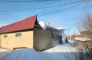 В Горно-Алтайске горел магазин