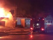 В Кош-Агаче произошел крупный пожар в кафе и здании рынка