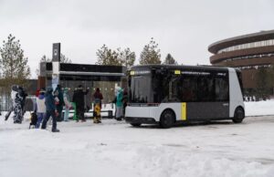 На курорте «Манжерок» запущен первый автономный шаттл под управлением искусственного интеллекта AQADKA1rGxYOEVJ