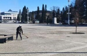 Весенний месячник чистоты проходит в Горно-Алтайске