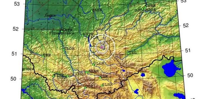 В Улаганском районе произошло землетрясение