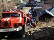 Ландшафтный пожар произошел в Горно-Алтайске Ландшафтный пожар произошел в Горно-Алтайске