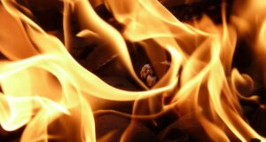 Пожар на кладбище произошел в Горно-Алтайске