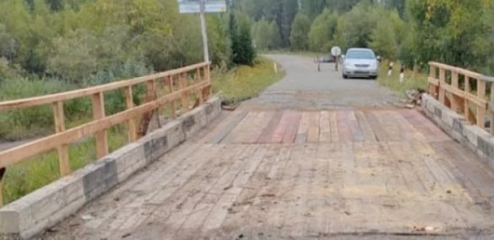 В этом году отремонтируют мост через Коксу по дорогу из Соузара в Банное