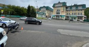 Женщина устроила ДТП в Горно-Алтайске, пострадал мотоциклист Женщина устроила ДТП в Горно-Алтайске, пострадал мотоциклист