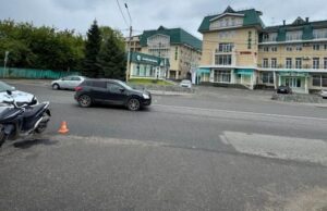 Женщина устроила ДТП в Горно-Алтайске, пострадал мотоциклист