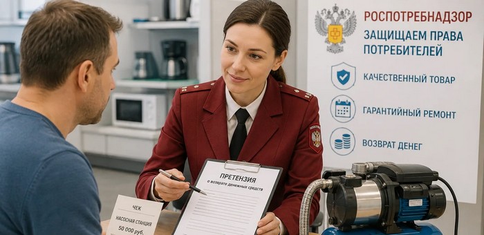 Роспотребнадзор помог жителю Республики Алтай вернуть деньги за некачественную насосную станцию