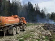 Около Артыбаша потушили лесной пожар