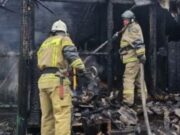 Двухквартирный дом сгорел в Каракокше Двухквартирный дом сгорел в Каракокше