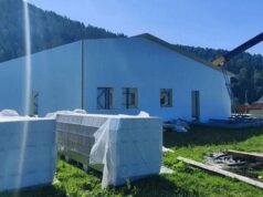 Продолжается строительство модульного дома культуры в Бешпельтире