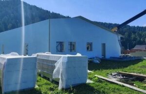 Продолжается строительство модульного дома культуры в Бешпельтире