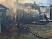 Летние гостевые дома сгорели в Аскате Летние гостевые дома сгорели в Аскате