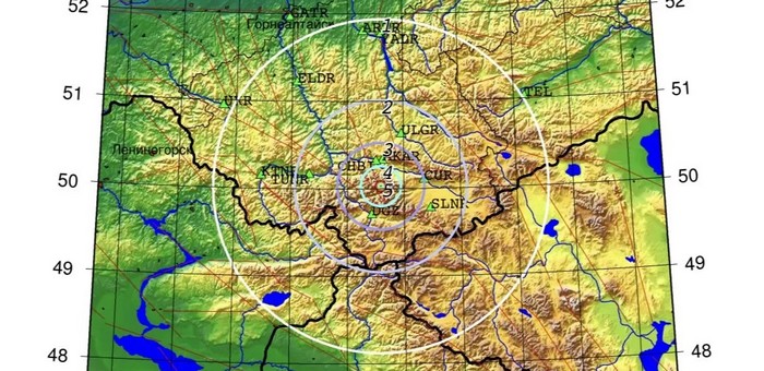 В Кош-Агачском районе произошло землетрясение
