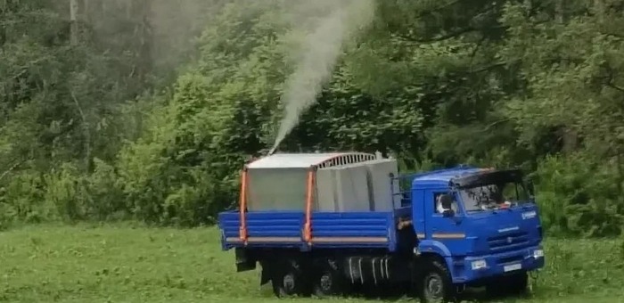 Леса в Республике Алтай обрабатывают от непарного шелкопряда