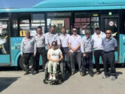 В Горно-Алтайске водителей низкопольных автобусов обучили оказанию помощи пассажирам с инвалидностью