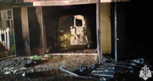 Гараж с автомобилем сгорел в Горно-Алтайске Гараж с автомобилем сгорел в Горно-Алтайске