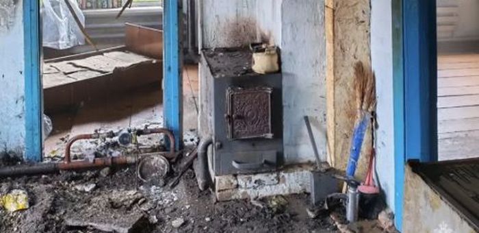 Пожар в Мульте: горел жилой дом
