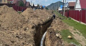 Готовность нового водопровода в Усть-Кане – более 50% Готовность нового водопровода в Усть-Кане – более 50%