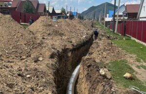 Готовность нового водопровода в Усть-Кане – более 50% Готовность нового водопровода в Усть-Кане – более 50%